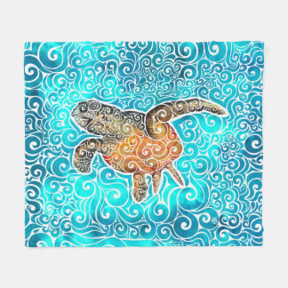 gespierd Zee Fleece Deken