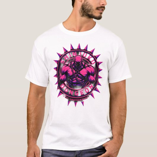 gespierde man t-shirt (Voorkant)