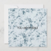 Gespikkeld blauw Abstract Baby shower Kaart (Voorkant)