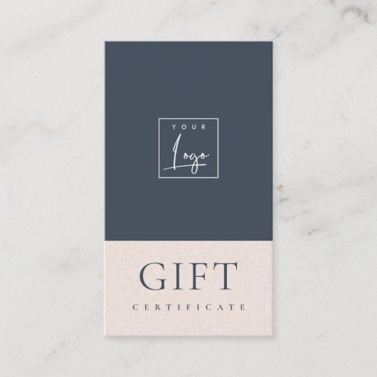 Gespikkeld certificaat met geschenken Logo (Voorkant)