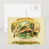 Gespikkeld Hoesje voor forel Briefkaart (Voorkant / Achterkant)