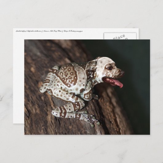 Gespikkeld personeel briefkaart (Voorkant / Achterkant)