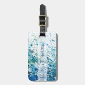 Gespikkeld Zee I Bagagelabel (Voorkant verticaal)