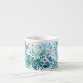 Gespikkeld Zee I Espresso Kop (Voorkant)