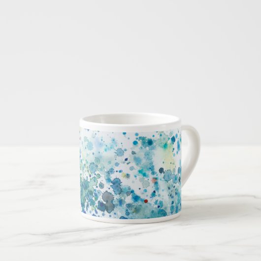 Gespikkeld Zee I Espresso Kop (Voorkant rechts)
