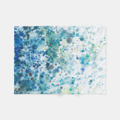 Gespikkeld Zee I Fleece Deken (Voorkant (Horizontaal))