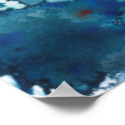 Gespikkeld Zee I Poster (Hoek)