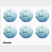 Gespikkeld Zee I Ronde Sticker (Vel)