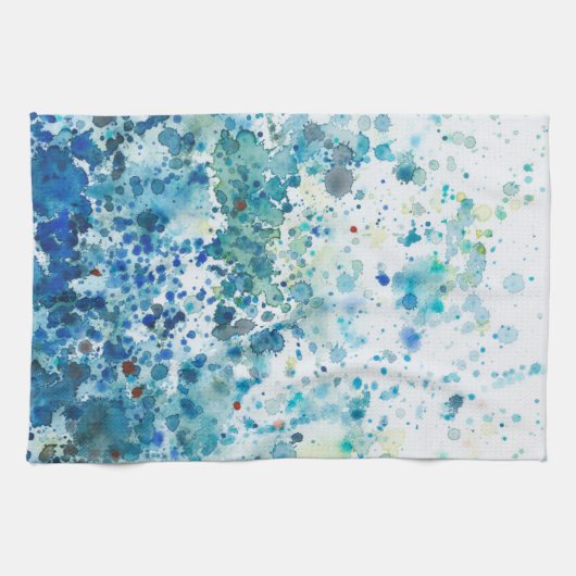 Gespikkeld Zee I Theedoek (Horizontaal)