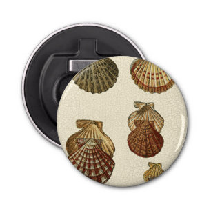 Gespikkelde Antiek schalen Button Flesopener