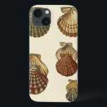 Gespikkelde Antiek schalen iPhone 13 Hoesje<br><div class="desc">Artiest Denis Diderot is getalenteerd en bekend om zijn grote afbeeldingen in het leven van zeeen. In dit levendige afbeelding vangt hij vier gekraakte Conch-seizoenen in hun meest natuurlijke stijl. Conches worden vaak gekraakt zoals deze vier seizoenshellen en in een sepia-achtige toon. Haal vandaag je zeeschol-product en je kunt jezelf...</div>