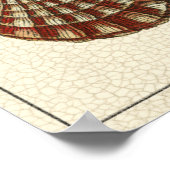 Gespikkelde Antiek schalen Poster (Hoek)