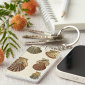 Gespikkelde Antiek schalen Sleutelhanger (Voorkant Rechts)