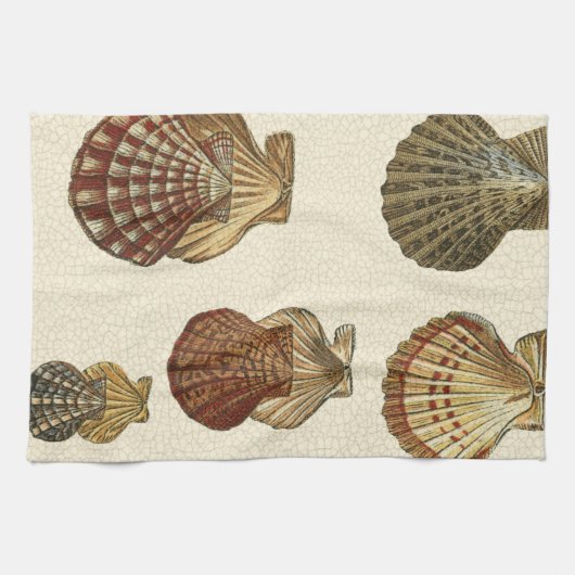 Gespikkelde Antiek schalen Theedoek (Horizontaal)