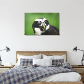 Gespikkelde boomkorren (Pulsatrix perspicillata) Canvas Afdruk (Insitu (Slaapkamer))