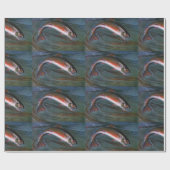 Gespikkelde Brook-forel Cadeaupapier (Vlak)