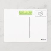 Gespikkelde Bunny Rabbit Briefkaart (Achterkant)