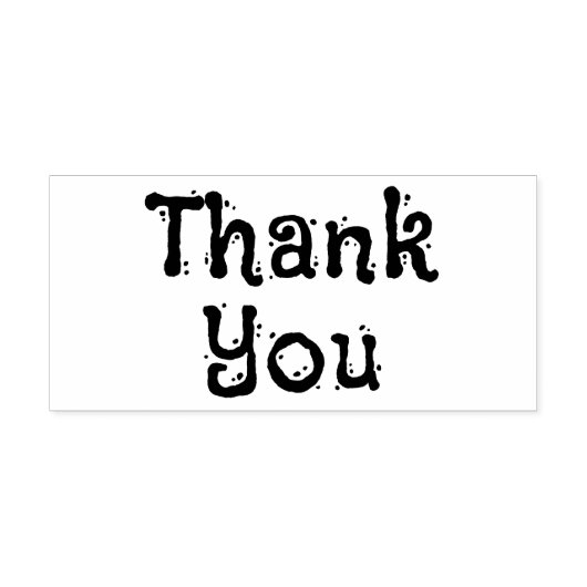 Gespikkelde dank rubberstempel (Afrduk)