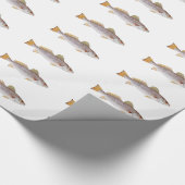 Gespikkelde forel - Gepotteerde zeeforel Cadeaupapier (Hoek)
