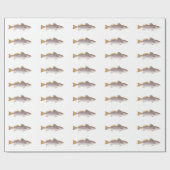 Gespikkelde forel - Gepotteerde zeeforel Cadeaupapier (Vlak)