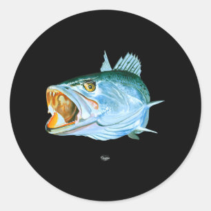 Gespikkelde forel Gevist voor mannen Ronde Sticker