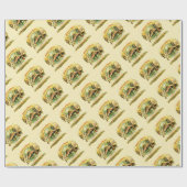 Gespikkelde  forel kunst cadeaupapier (Vlak)