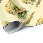 Gespikkelde  forel kunst cadeaupapier (Rol Hoek)