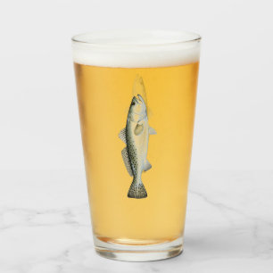Gespikkelde forel pingglas voor bierliefhebbers glas