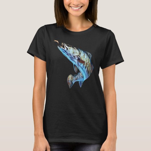 Gespikkelde forel Vist Mannen, vrouwen & Kinder sp T-shirt (Voorkant)