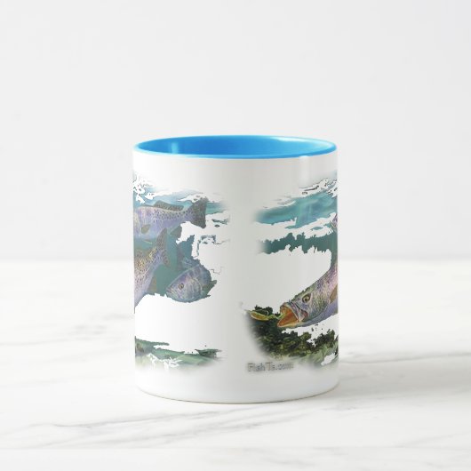 Gespikkelde forelvoer mok (Midden)