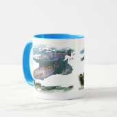 Gespikkelde forelvoer mok (Voorkant links)