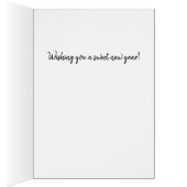 Gespikkelde gele lelie bloeit rosh hashanah Kaart (Binnen (Rechts))