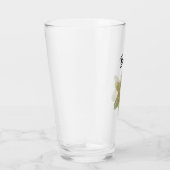 Gespikkelde Gele Lelie Bloem Gepersonaliseerd Glas (Rechts)