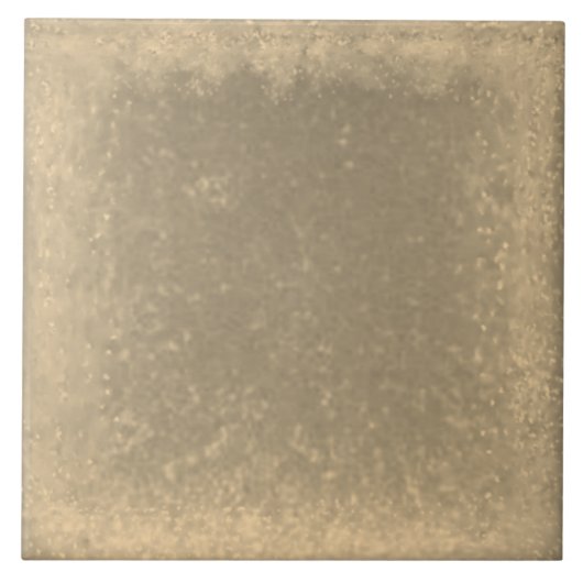 Gespikkelde goudkleurige keramische tegel tegeltje (Voorkant)
