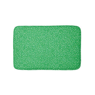 Gespikkelde groene badmat