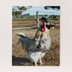 Gespikkelde Haan Op Boerderij, Legpuzzel