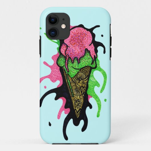 Gespikkelde ijs Case-Mate iPhone case (Achterkant)