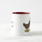 Gespikkelde kippen mok (Midden)