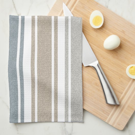 Gespikkelde kuststrook theedoek (Quarter Fold)