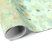 Gespikkelde mint groene stontextuur cadeaupapier (Rol Hoek)