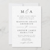 Gespikkelde moderne leganceremonogoweddenschap kaart (Voorkant)