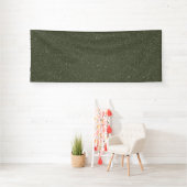 Gespikkelde Mosgroene Aangepaste Banner (Insitu)