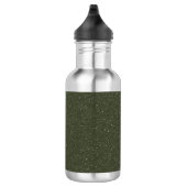 Gespikkelde Moss Green aangepaste waterfles (Rechts)
