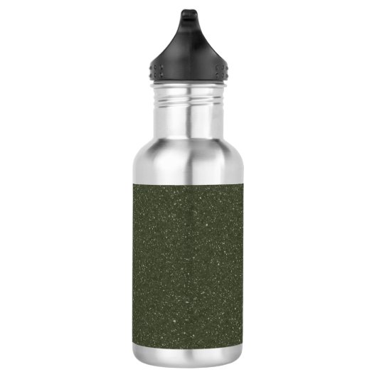 Gespikkelde Moss Green aangepaste waterfles (Rechts)