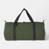 Gespikkelde Moss Green Duffel Bag – Plunjezak (Voorkant)