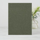 Gespikkelde Moss Green Flat Kaart –  (Staand voorkant)