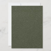Gespikkelde Moss Green Flat Kaart –  (Voorkant)