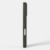 Gespikkelde Moss Green iPhone 16 Hoesje –  (Achterkant / Rechts)