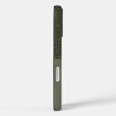 Gespikkelde Moss Green iPhone 16 Hoesje –  (Achterkant / Rechts)