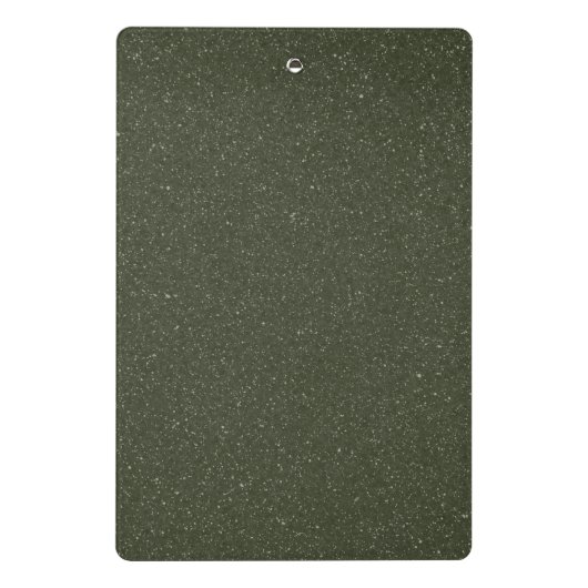 Gespikkelde Moss Green Mini Klembord –  (Achterkant)
